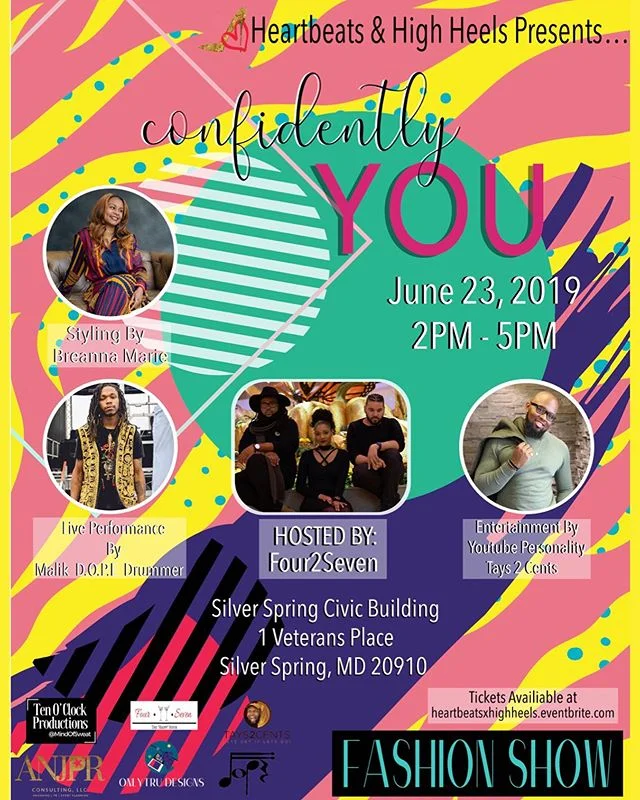 Hey loves! If you haven&rsquo;t heard my girl Bree @heartbeatsxhighheels is having a fashion show June 23 at 2pm! Go get your tickets and come out ! Poster designed by me ☺️