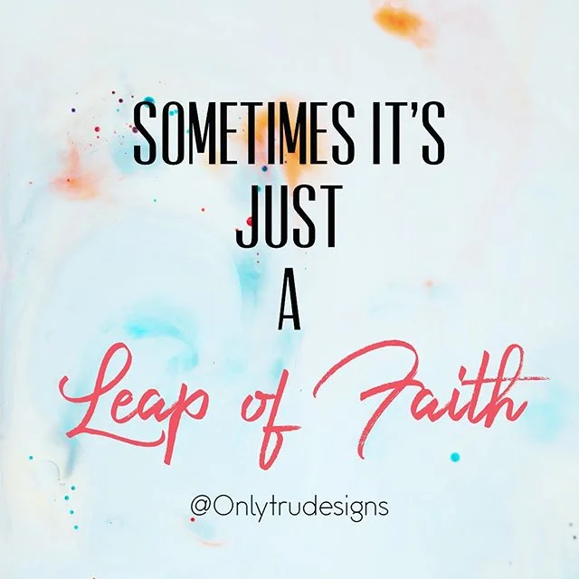 When will I know I&rsquo;m ready? 
You won&rsquo;t. It&rsquo;s a leap of faith 🌱