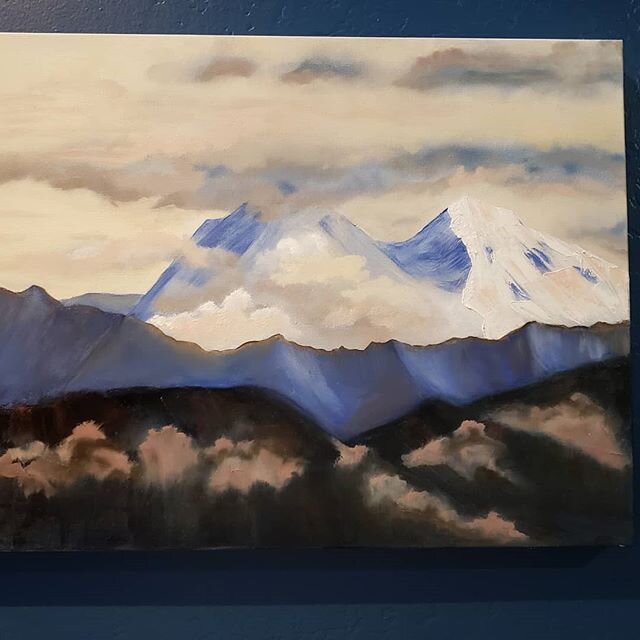 2020 Mt McKinley Oil, 18x24
1st painting from my Alaska trip.