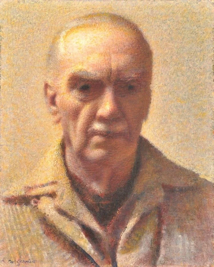 Self-Portrait, Oil on Panel, c. 1948