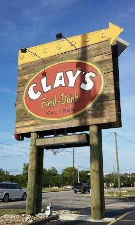 CLAY'S TODAY - You won't miss this landmark sign on Houston's Clay Road.