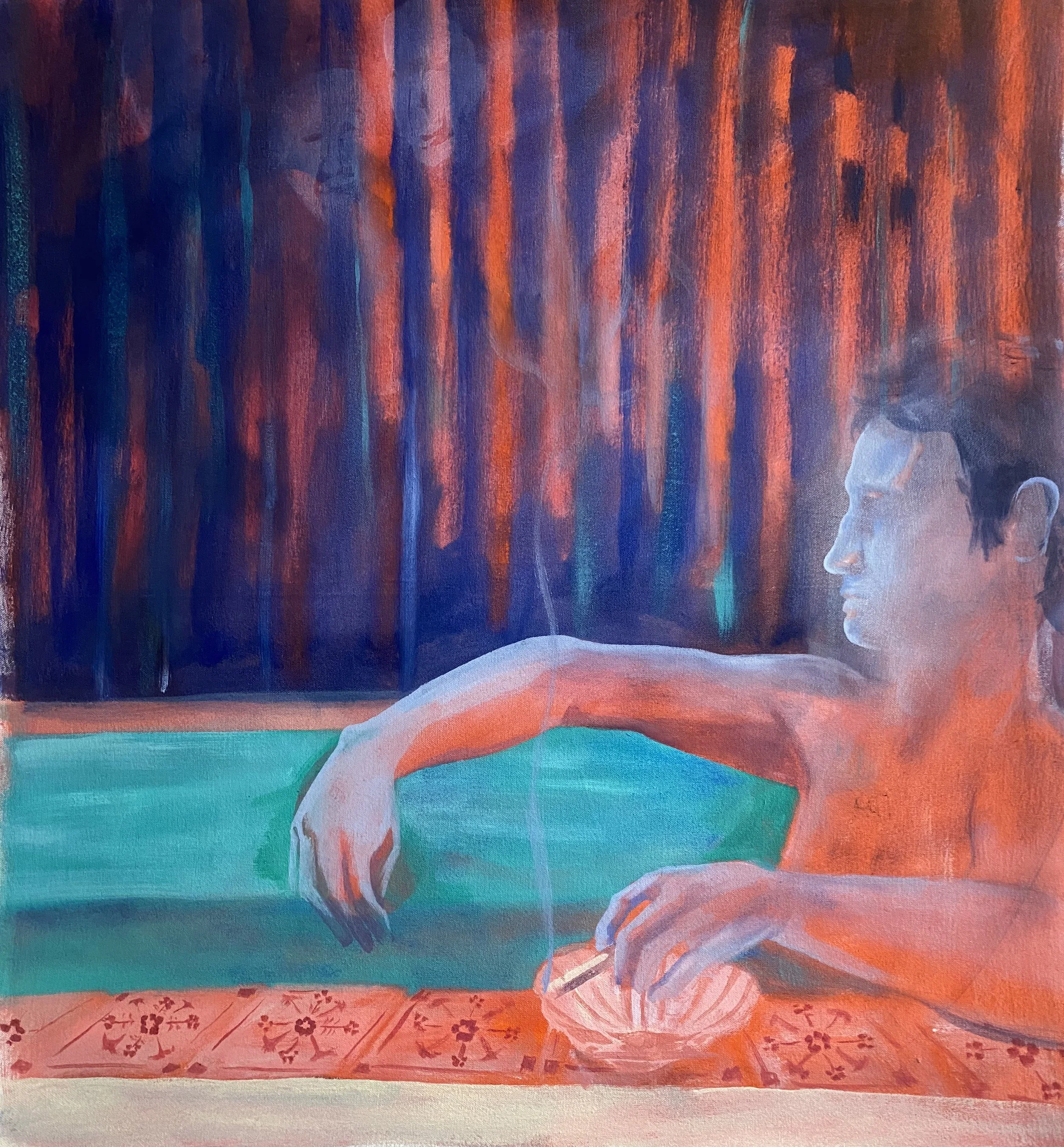 Tangled up in Blue 70 x 80cm, oil on canvas.jpg