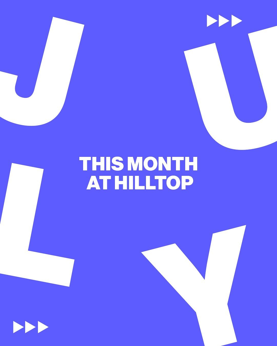 July at Hilltop! 🕶️

It&rsquo;s about to be an incredible month. Save this post &amp; send it to a friend that needs to know!