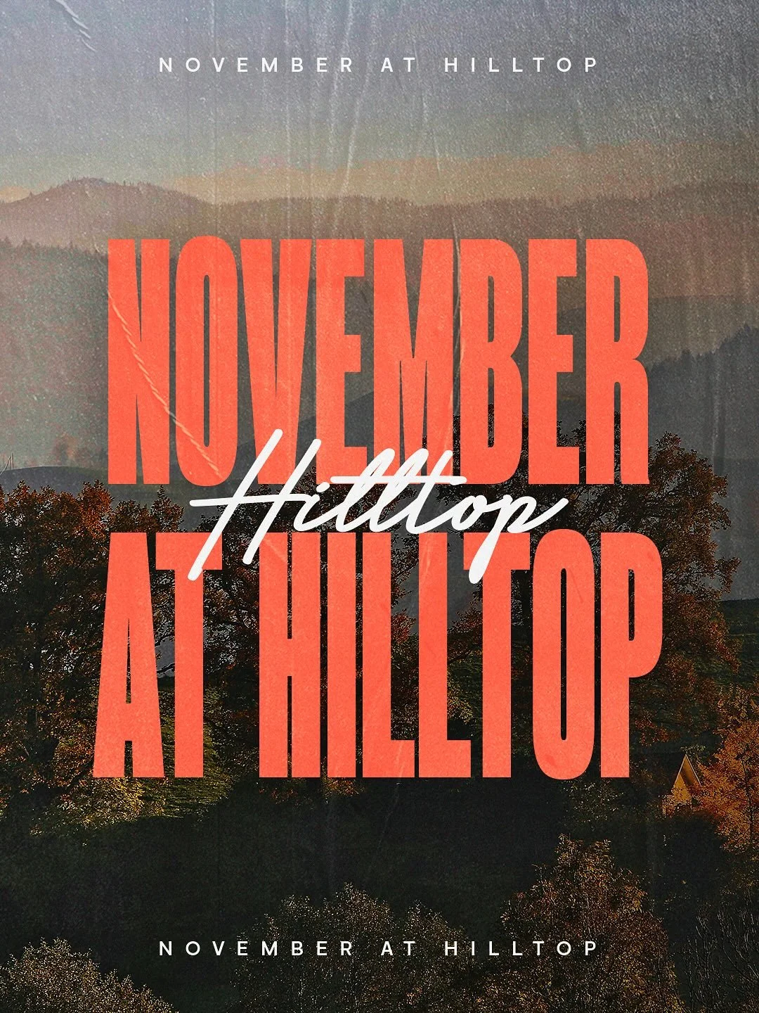 November at Hilltop 💥

Save this post &amp; send it to a friend who needs a reminder! 

Sundays 
9:00 &amp; 10:30
The Palms Theatres