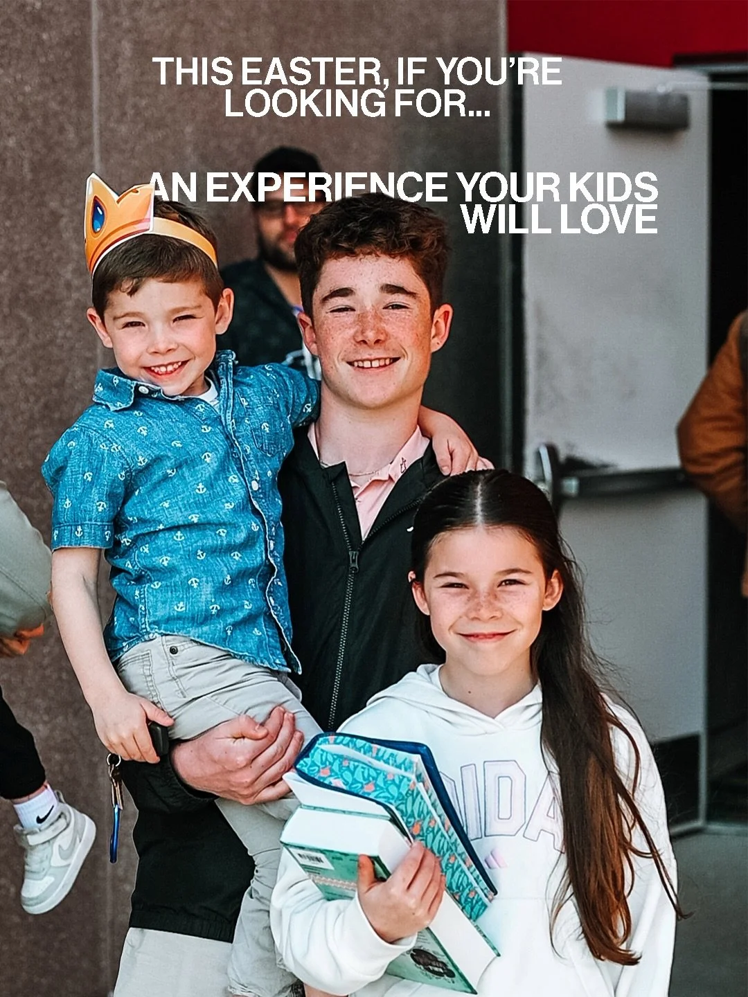 EASTER AT HILLTOP 

It will be a family-fun experience for all ages, and you&rsquo;re invited! 

We&rsquo;re celebrating that Jesus is risen, and we have hope in every circumstance because of him. Come experience the freedom that is only found in Jes