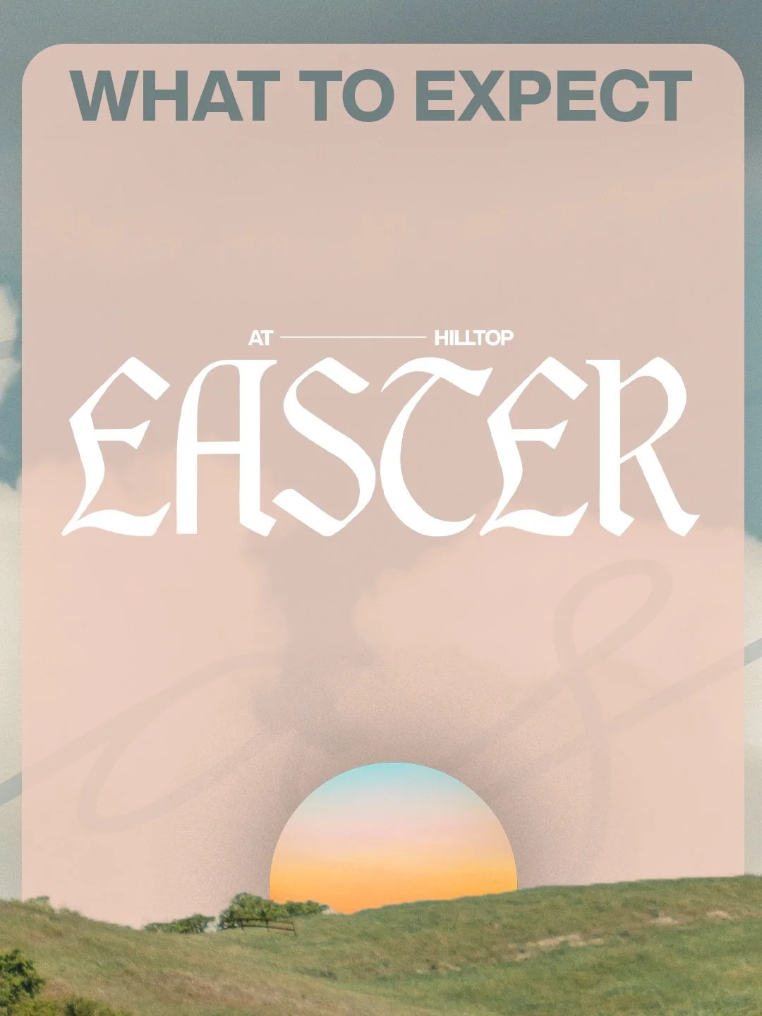 EASTER AT HILLTOP 

We couldn&rsquo;t be more excited!!! 🎉🎊

Check out what to expect at Easter ➡️ and share it with a friend! 

Sunday, April 5th 
9:00 and 10:30
The Palms Theatres in Waukee