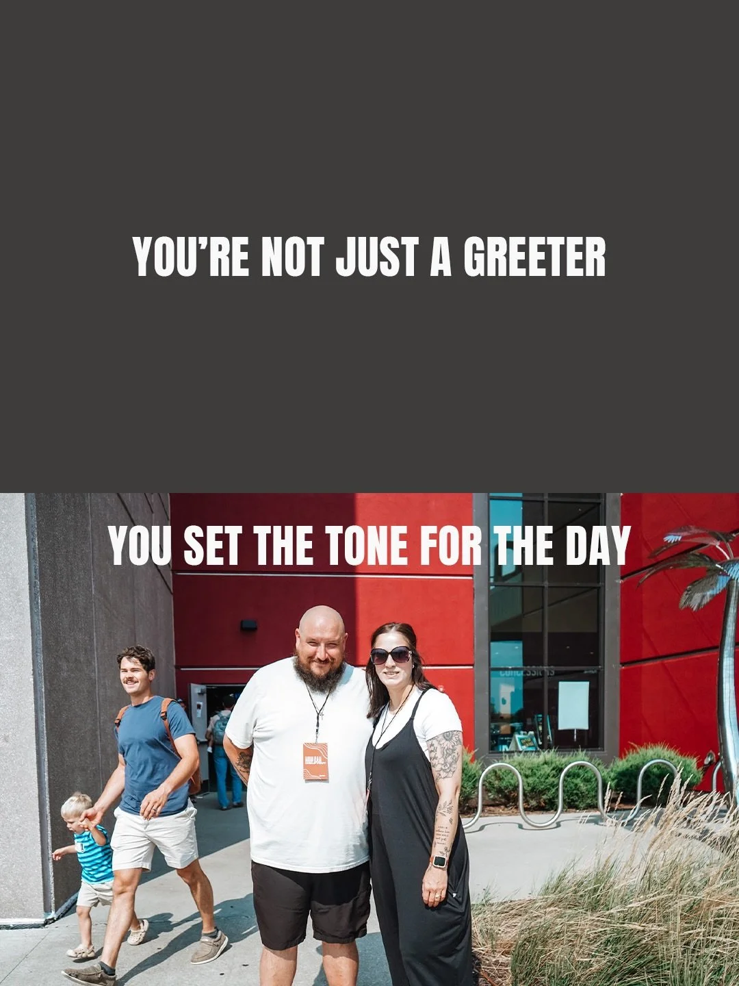 It&rsquo;s never &ldquo;just&rdquo; 

Thank you to the best Serve Team for making Sunday happen!! You make a difference every week 🙌 

Sign up for Serve 101 to jump on the Team and be a part of what God is doing in our community! 

Sundays 
9:00 &am