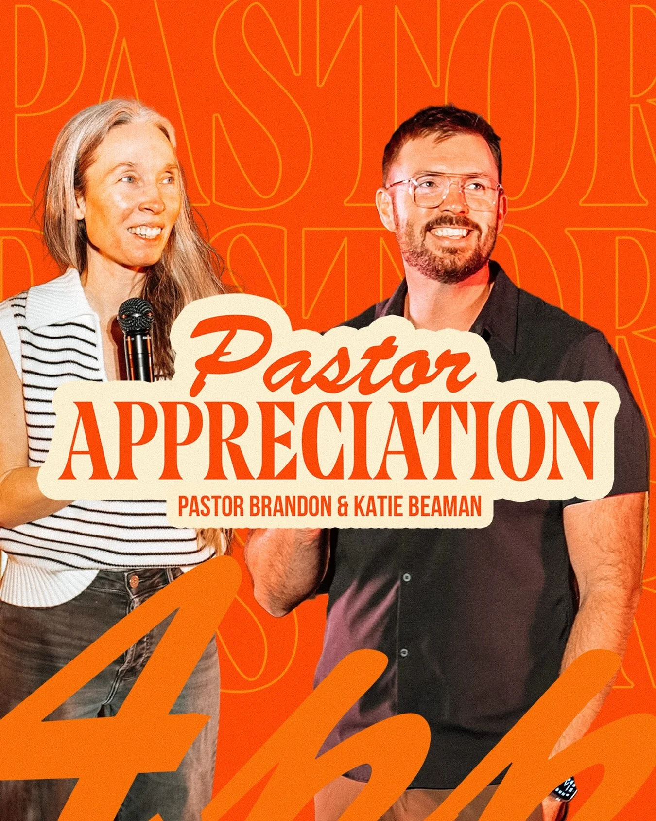 Shout out to our amazing Lead Pastors! ❤️

Pastor Brandon + Pastor Katie, we love you and are so thankful for you!!

Thank you for leading us to follow after Jesus and to love God and love people whole heartedly! Thank you for saying YES to the call 