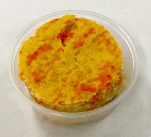 Millet loaf with carrots.