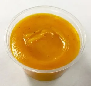 Butternut, cauliflower, carrot and onion soup.