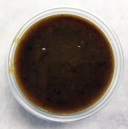 Split pea soup with kabocha squash and garlic.