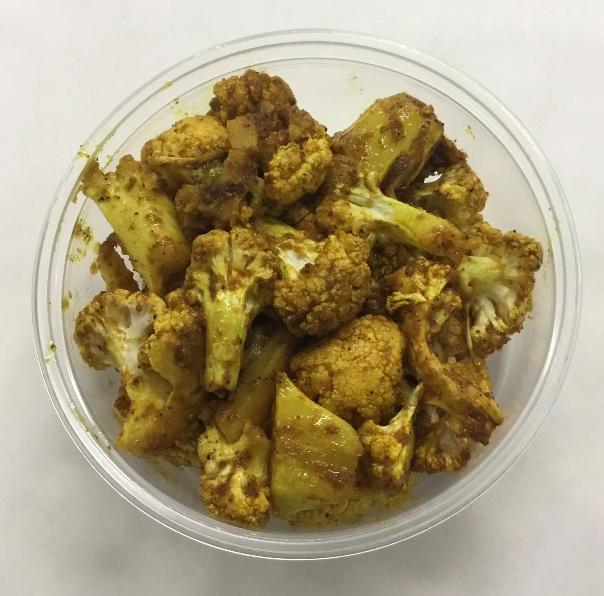 Roasted cauliflower curry.