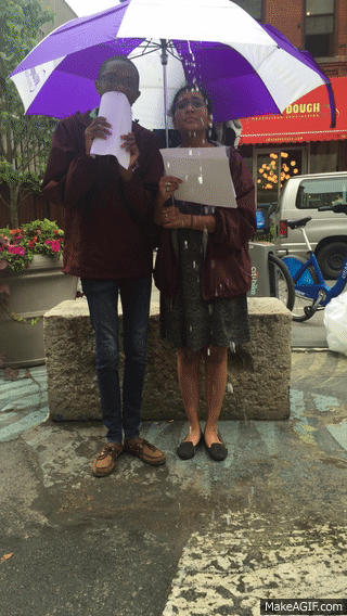 1. Battling the elements to register voters! There are no 100 degree temps, rain, OR snow on your student portal.