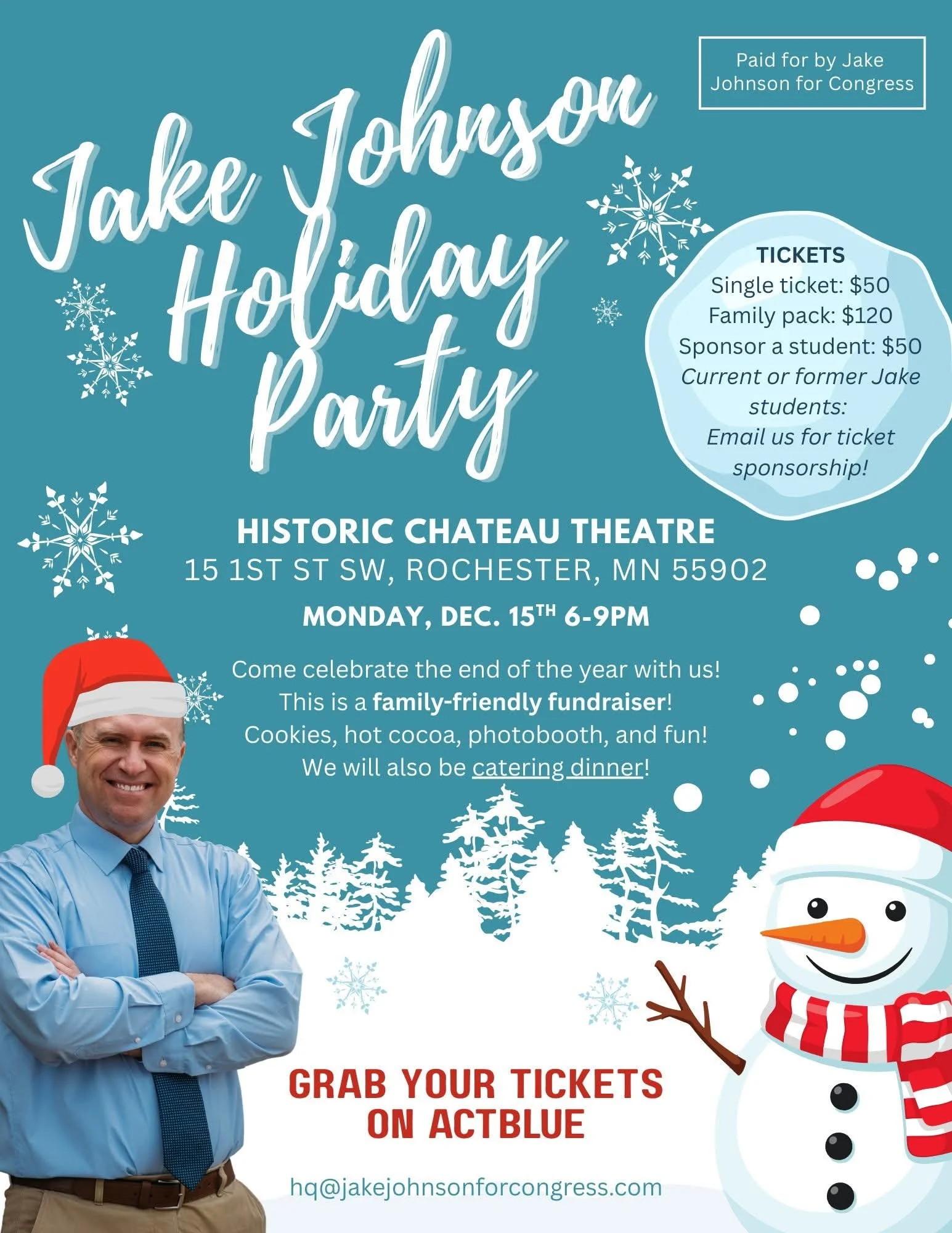 Jake Johnson Holiday Party