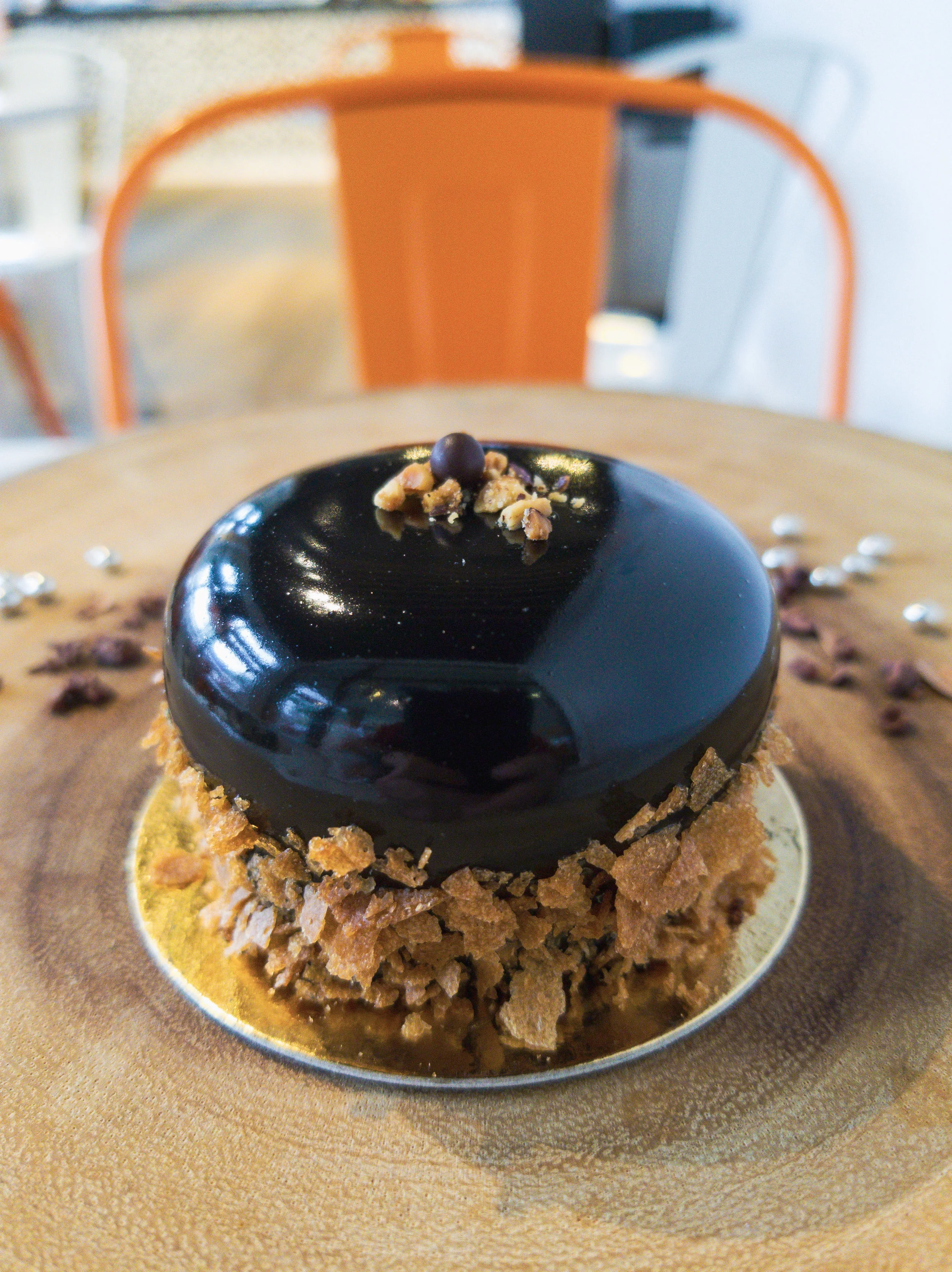 Chocolate Mousse is one of several sweet treats available at all five locations beginning November 1, 2018. Photo by Justin Oba.