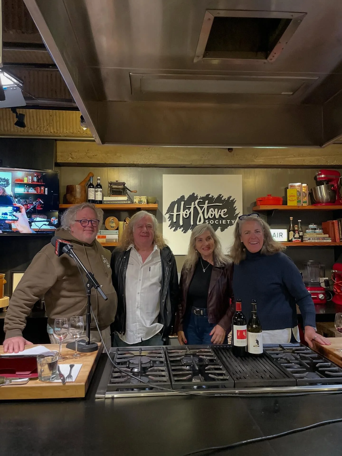 It was such a blast to have Chris and Thea from @upchurchvineyard on @hotstovesociety radio recently! They talked all about their new Woodinville tasting room, what makes wines from Red Mountain so unique, Chris &amp; Thea&rsquo;s restaurant business
