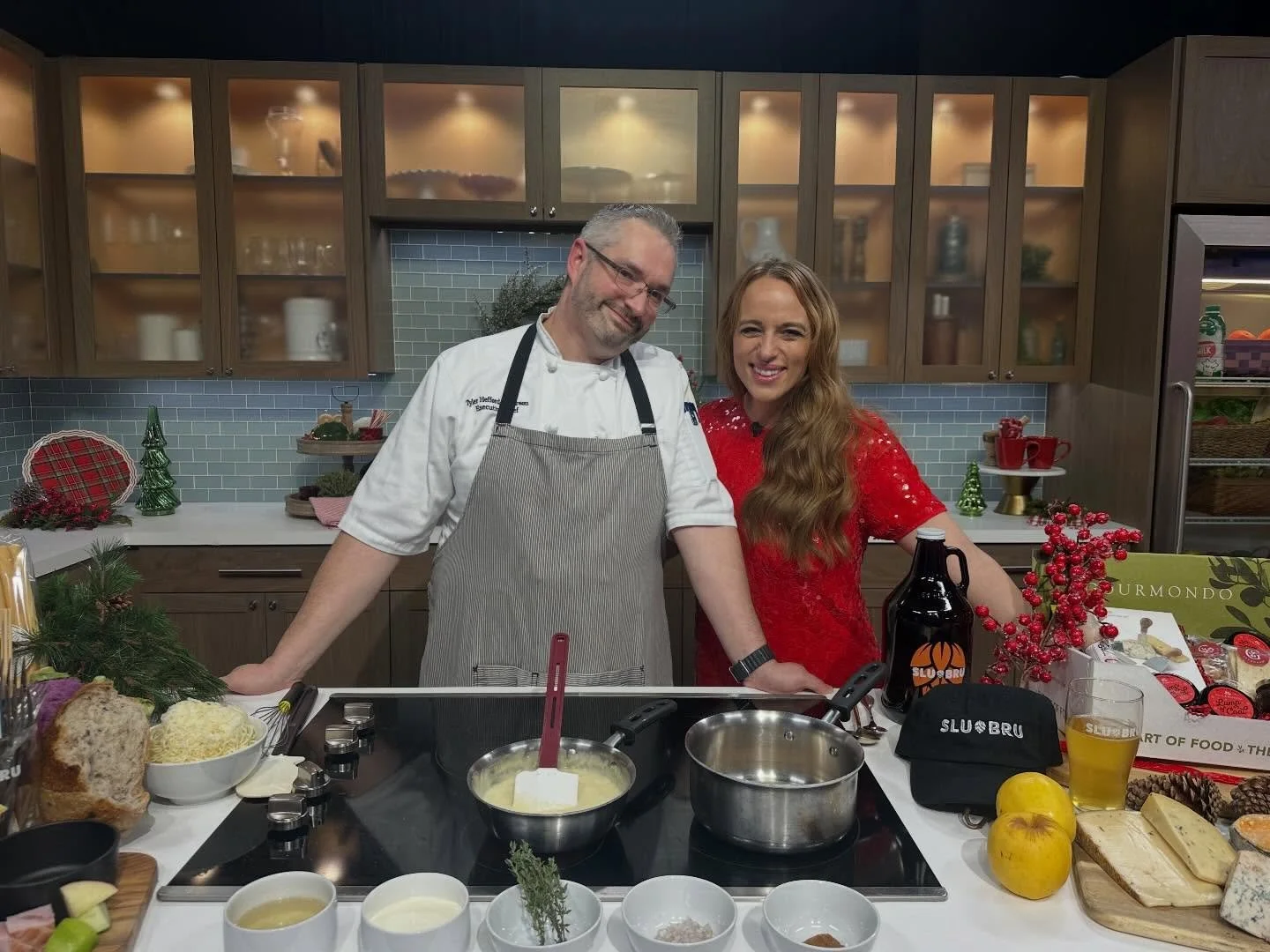 With comfort food season in full swing, we are so excited that @slubruseattle&rsquo;s Signature Fondue Pot was recently featured on @newdaynw! This fondue is the ultimate crowd-pleaser, featuring a blend of Beecher&rsquo;s, Gruy&egrave;re, and Emment