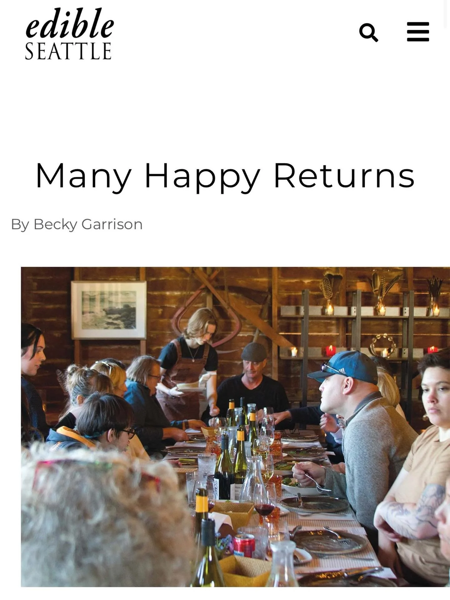 We&rsquo;re excited to share this wonderful feature on @orchardkitchen in @edibleseattle! Ten years in, Orchard Kitchen remains a true expression of farm-to-table dining on Whidbey Island. 

Founded from a crayon-drawn dream, Vincent and Tyla Nattres