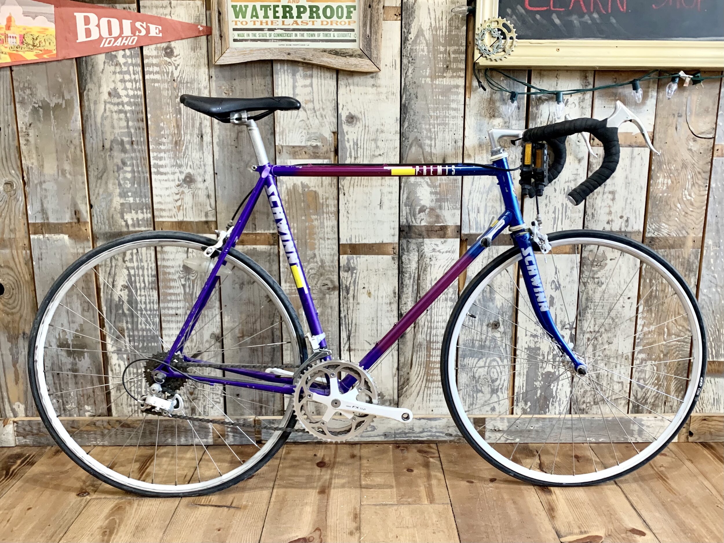 Schwinn Premis 1988 Vintage Touring Road Bike 64cm XX Large Lugged Steel Charity 