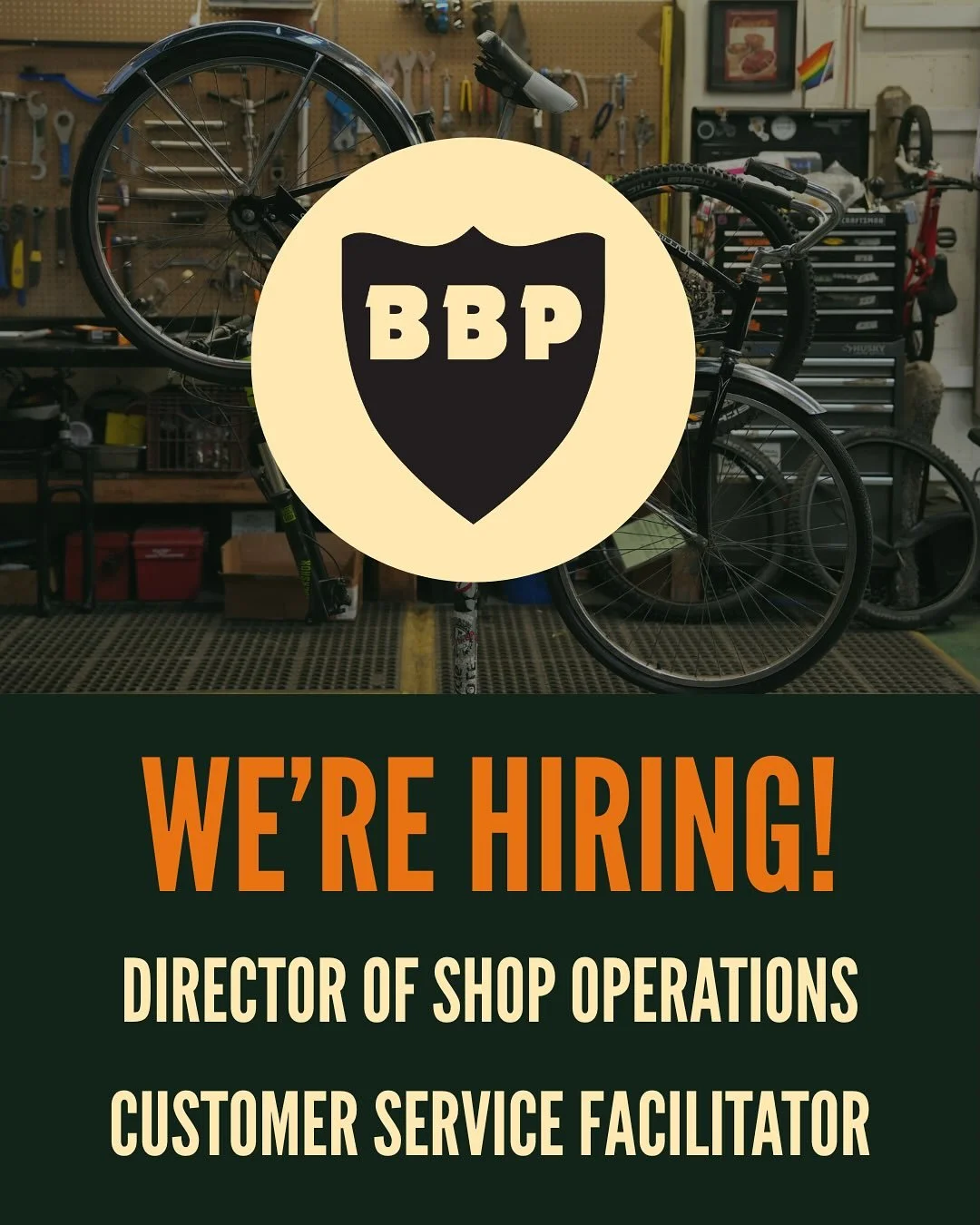 We&rsquo;re hiring for two key roles at BBP! Two important positions are open in our shop: Director of Shop Operations and Customer Service Facilitator, and we&rsquo;re hoping to find the right fits soon! Know someone who might be a great fit for eit