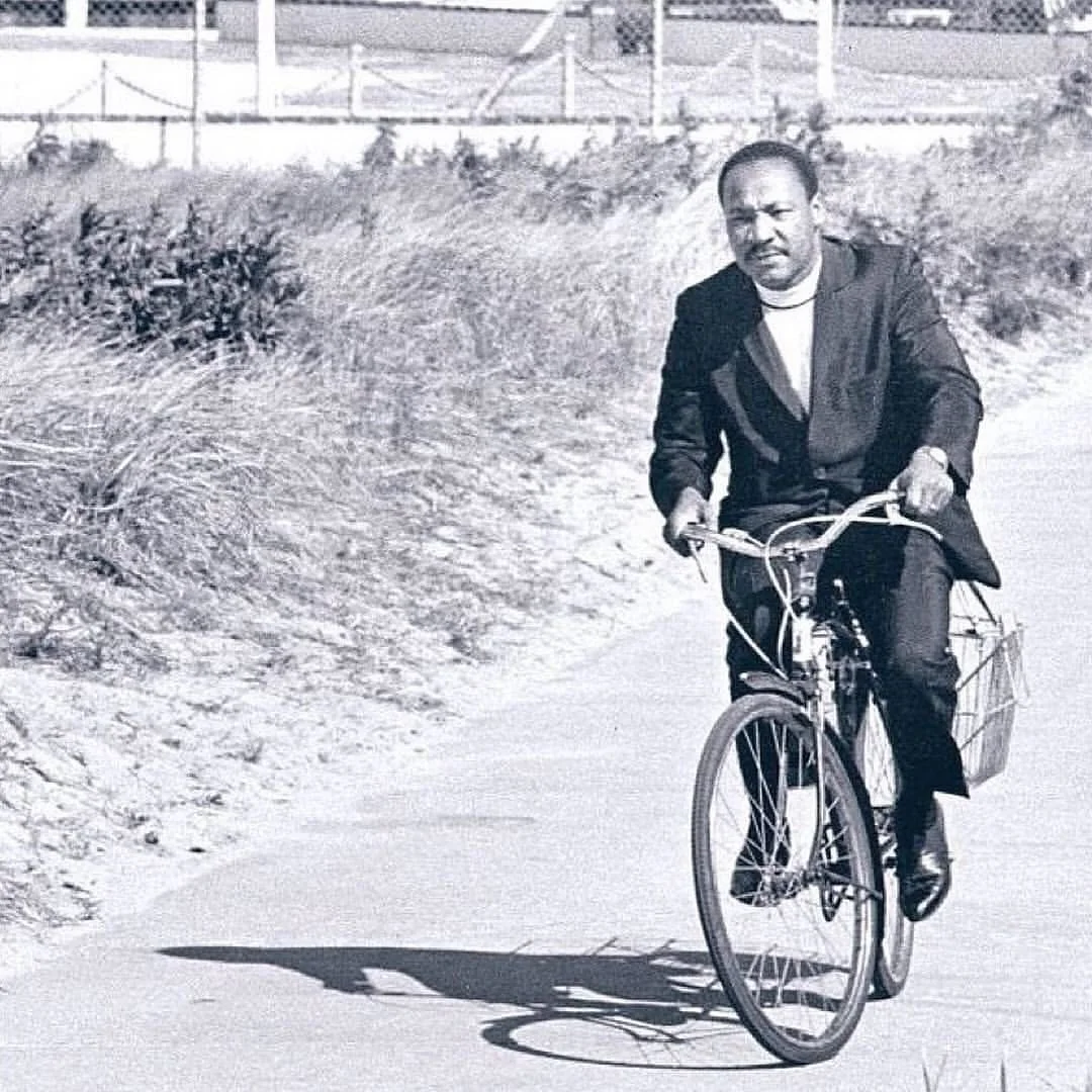 Delivering Bikes to Families on Martin Luther King, Jr. Day