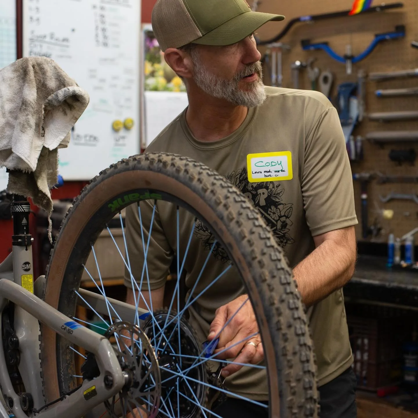 Is your wheel wobbling a little more than it should?

Join us for our Wheel Truing Clinic and learn how to diagnose and fix common wheel issues so your bike rolls smoothly. During this lecture and demo-style clinic, we&rsquo;ll cover the fundamentals