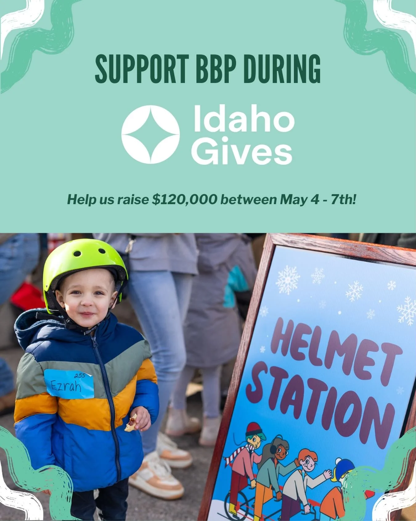 Save the Date: Idaho Gives is next week! May 4 - 7th 🚲 @idahogives 

Every year during Idaho Gives, the community&rsquo;s support helps us grow our programs and expand our impact. It&rsquo;s also a chance to celebrate what we&rsquo;ve built together