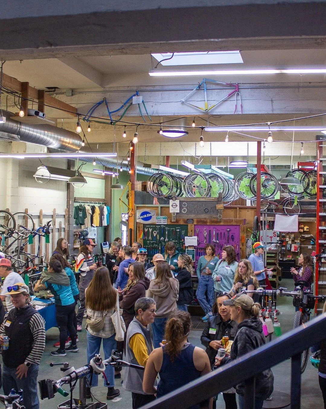 Join us at FEM Night this Friday! 🔧 

🗓️ May 1st | ⏱️ 6 - 8 PM | 📍BBP Shop (1027 S Lusk St)

FEM Night is a welcoming space for women, trans, non-binary, and gender-expansive folks to build community around cycling and bike repair! Bring your bike