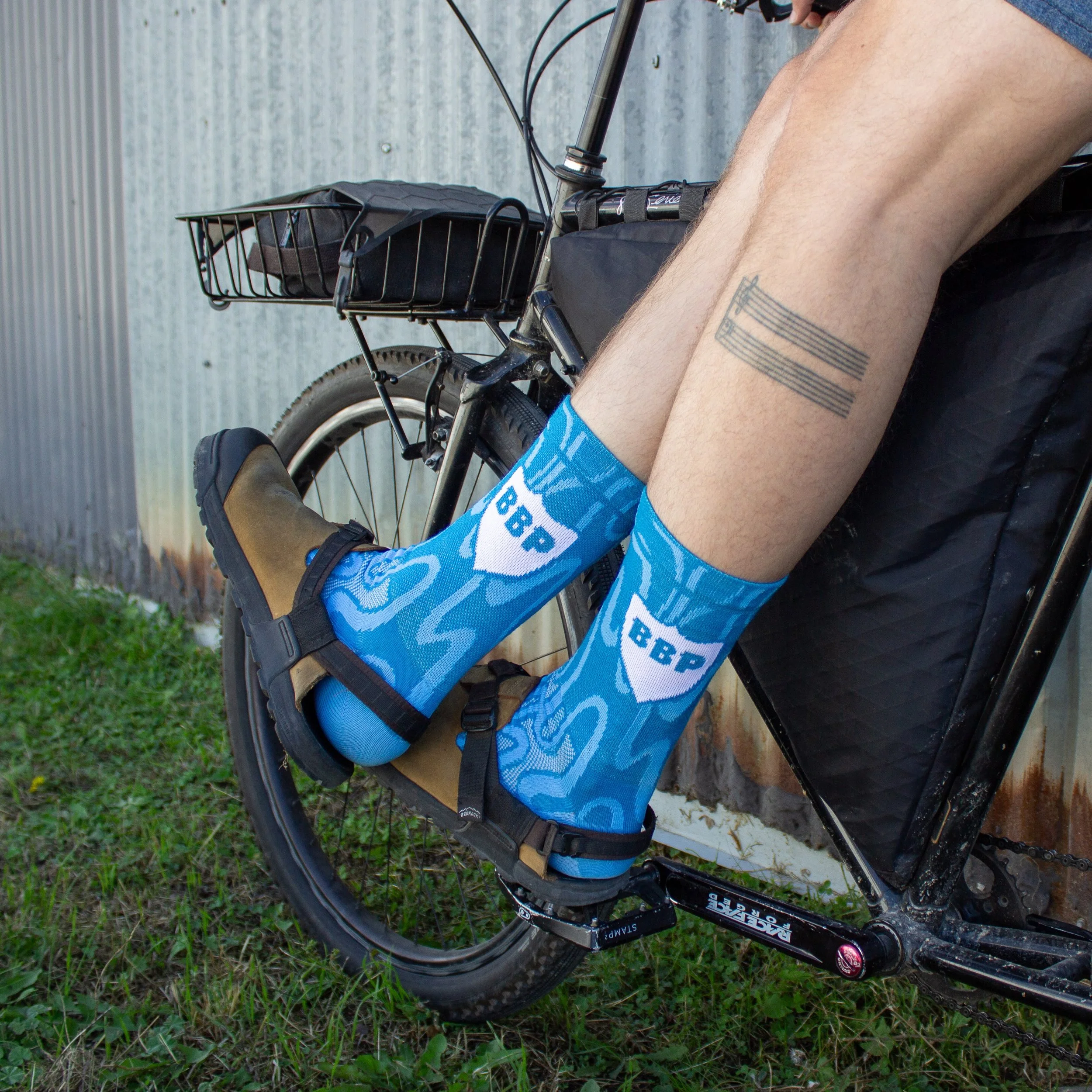 Festive swag for Open Streets Boise will be making an appearance on Sunday! This year we have some bright, bold, and wavy socks and matching water bottles from @mountainflowecowax 
@brigade_screen_printing will also be printing on-site t-shirts and h
