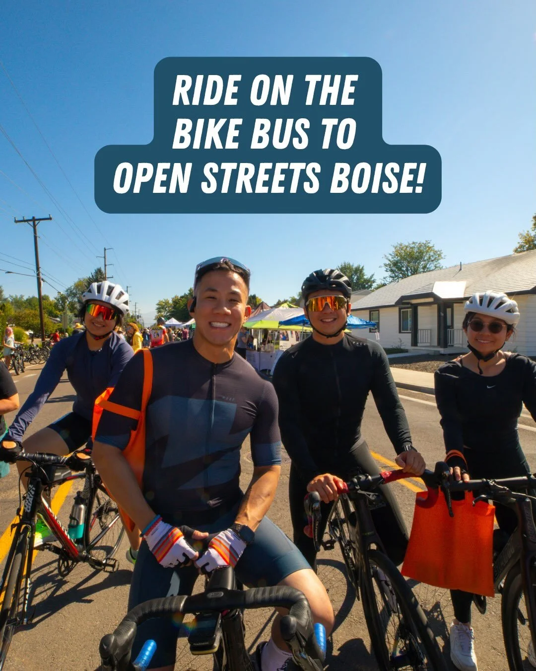 We&rsquo;re continuing the Open Streets Boise bike bus tradition again for a third year - this time with a new MTB ride addition! Hop on the bike bus at one of our five stops before Open Streets Boise on Sunday, September 27th on Catalpa Dr.

🚲✨ Boi