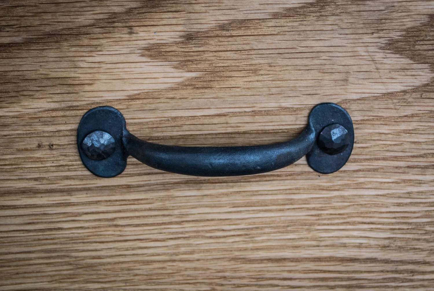 Hand Forged Iron Cabinet & Drawer Pull Handles - Blacksmith Style, Set Of 2, MPN BI58835 6 thumbnail image