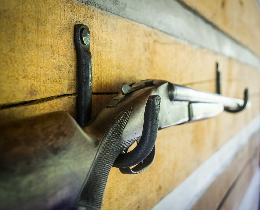 Modern Gun Hooks - $65