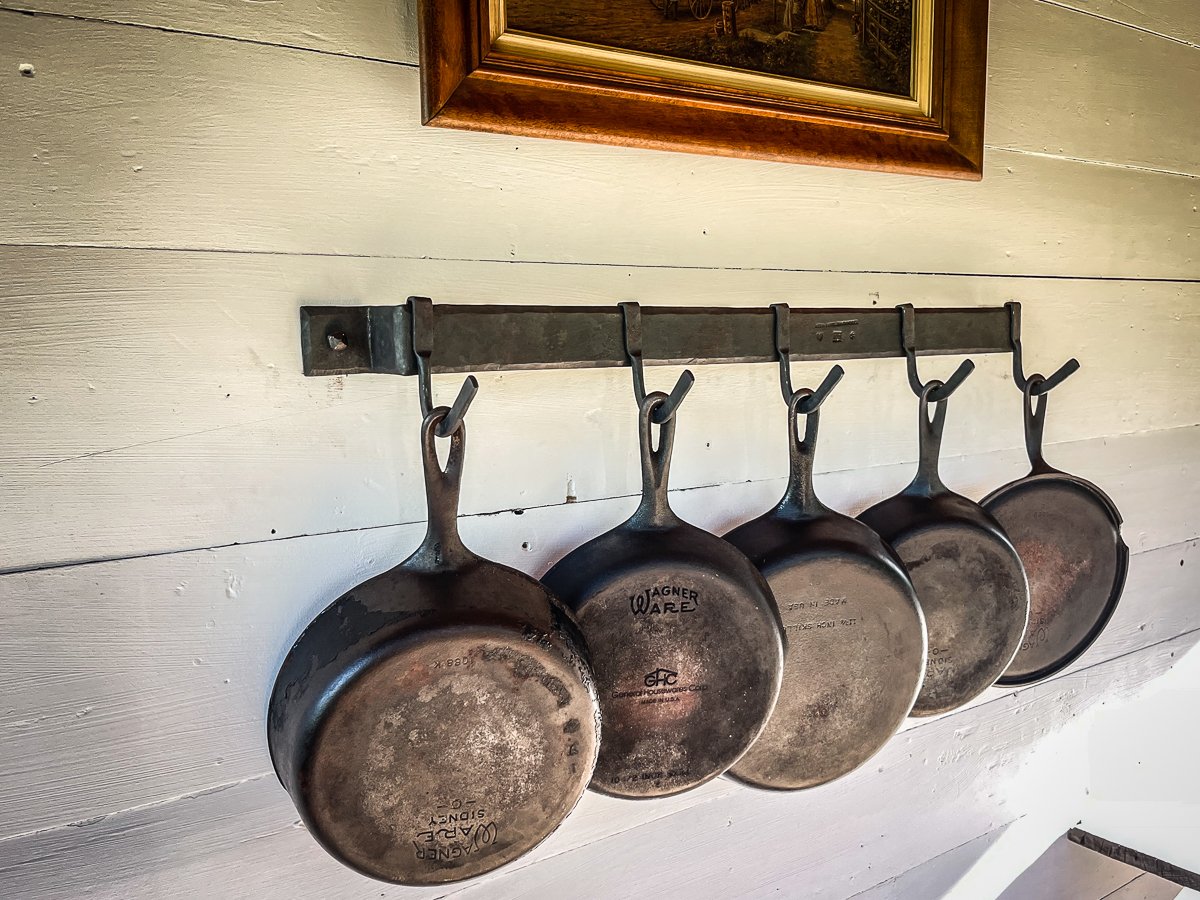 Forged Pot Rack, Modern- $500