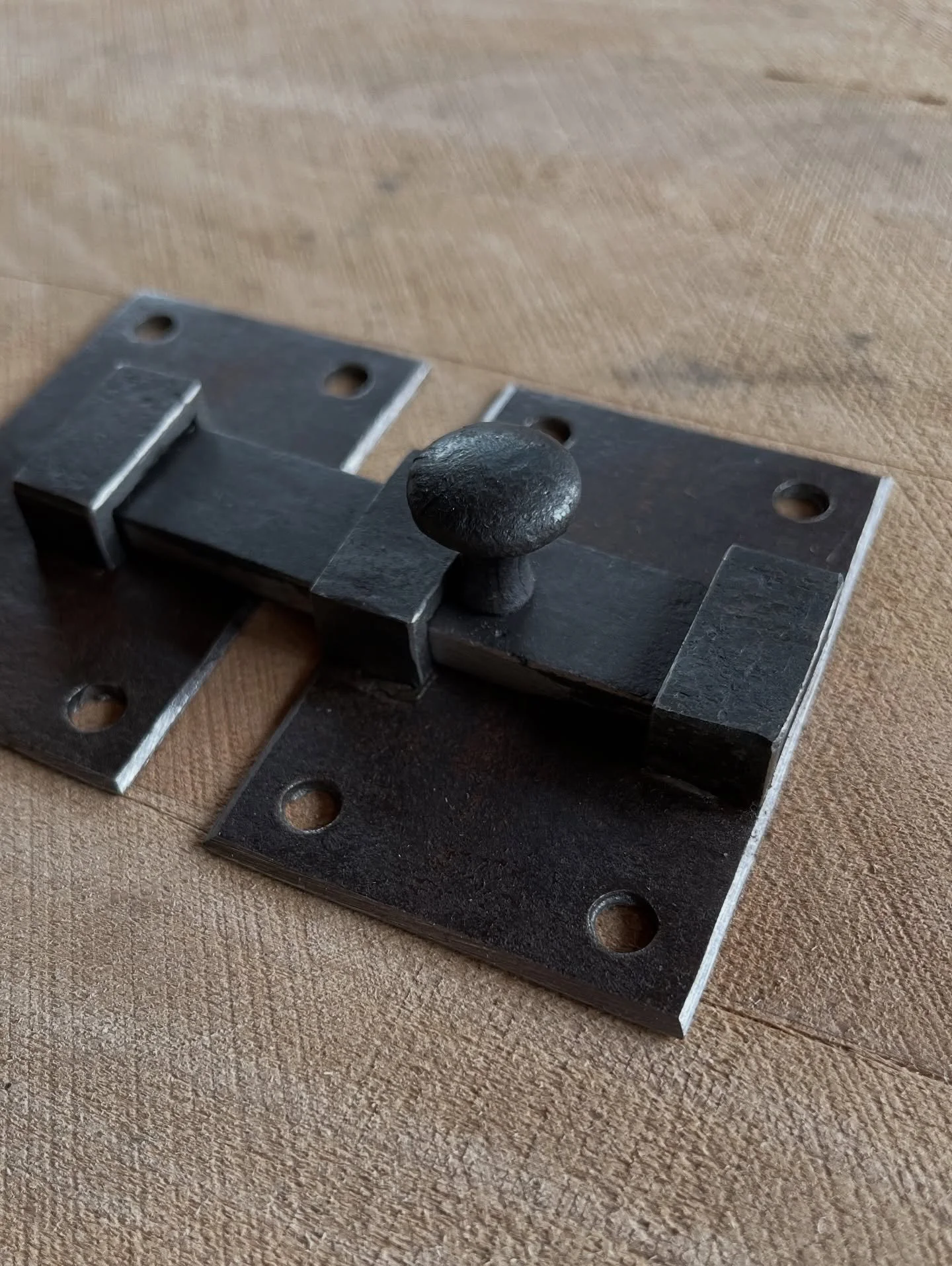 Throwback to some sweet little cabinet latches I made a couple years back. I really like making hardware, and it&rsquo;s a good thing as that is mostly what we are making these days. On 2026, look for a lot more hardware listings on our website- but 