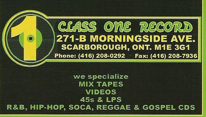 Class One Records 271-B Morningside Ave