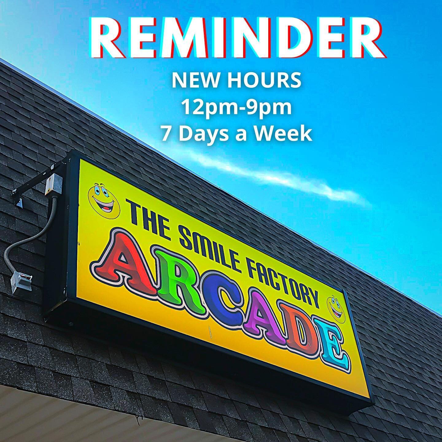 Just a reminder, tomorrow starts our new hours! Stop by and see us!