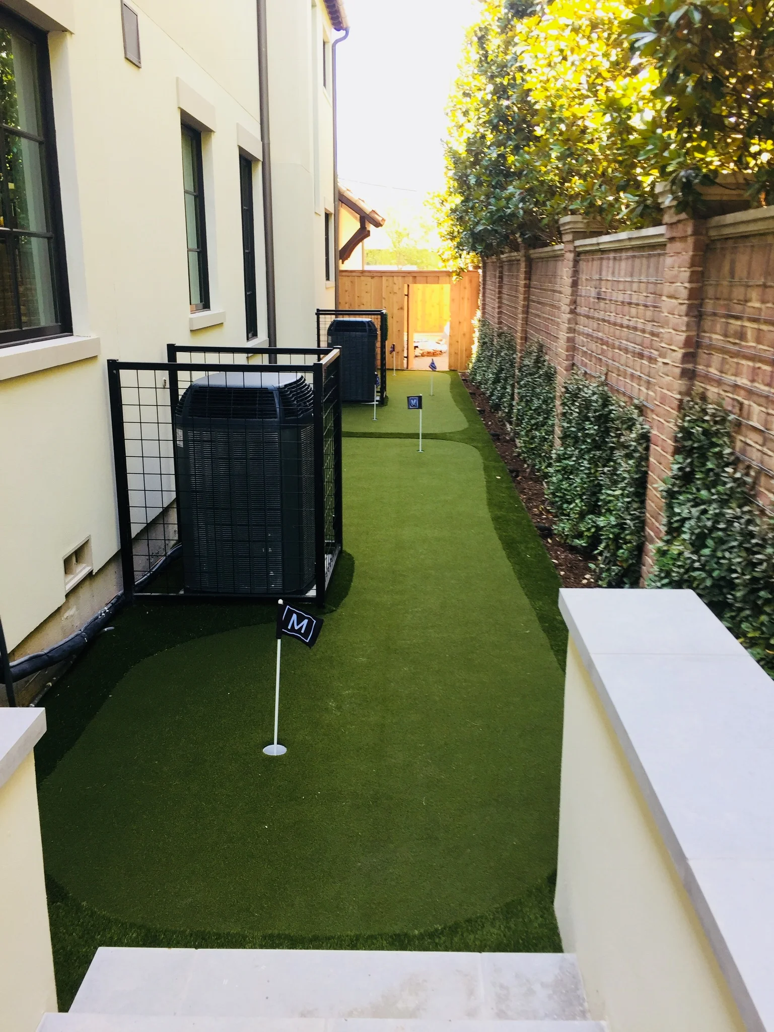 artificial backyard putting green on Fltx Blog July Update Foreverlawn Texas