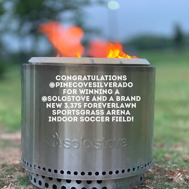 INSTANT GIVE AWAY OPPORTUNITY! Stay tuned to our social media feeds today for your chance to win your own free solo stove. 🌟🌟🌟🔥🔥🔥🔥🔥🔥🌟🌟🌟@foreverlawntexas sent two highly skilled turf professionals to @pinecovesilverado at @pinecovecamps to