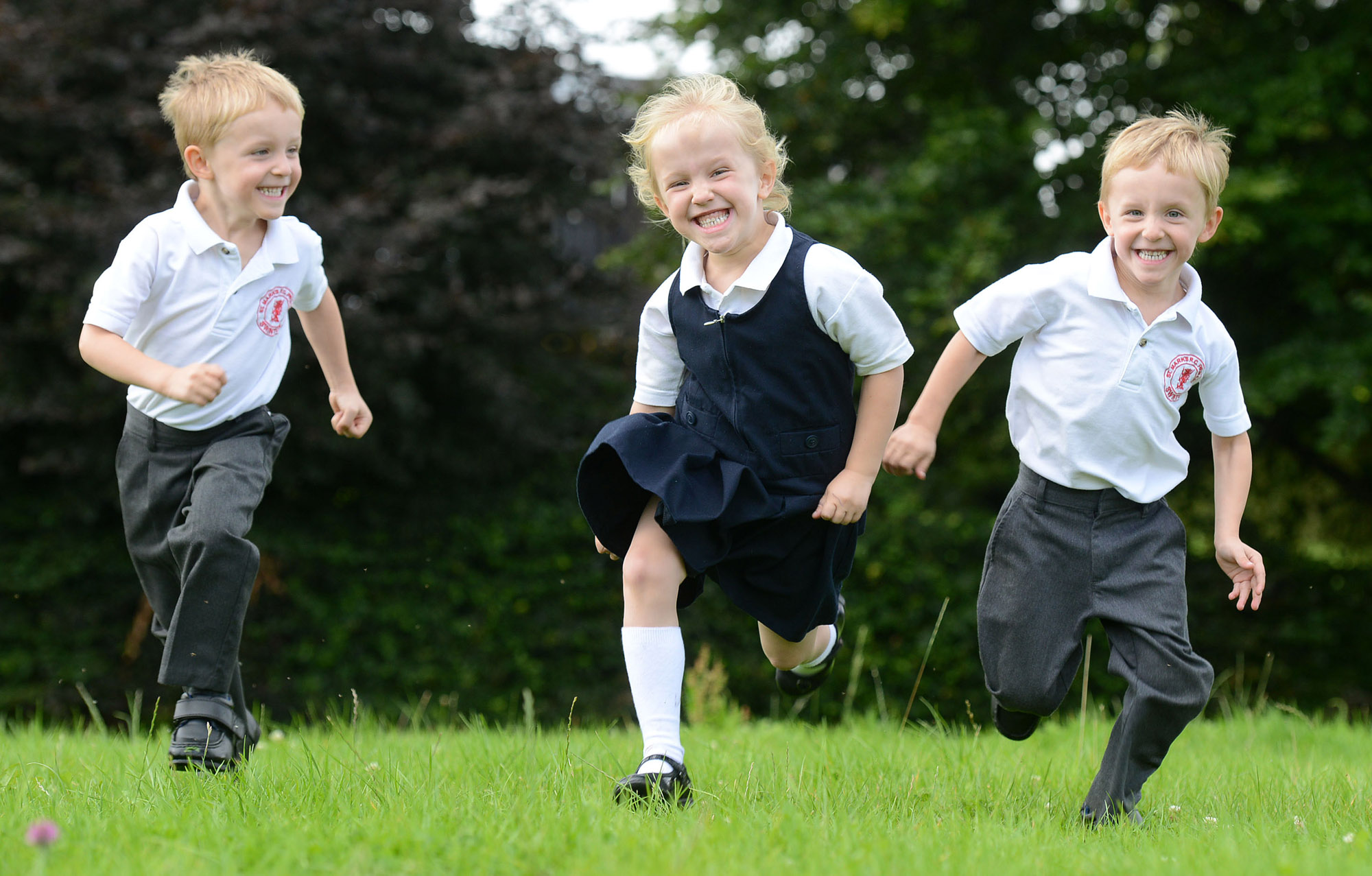 Salford triplets - Logan, Lexie and Ethan.