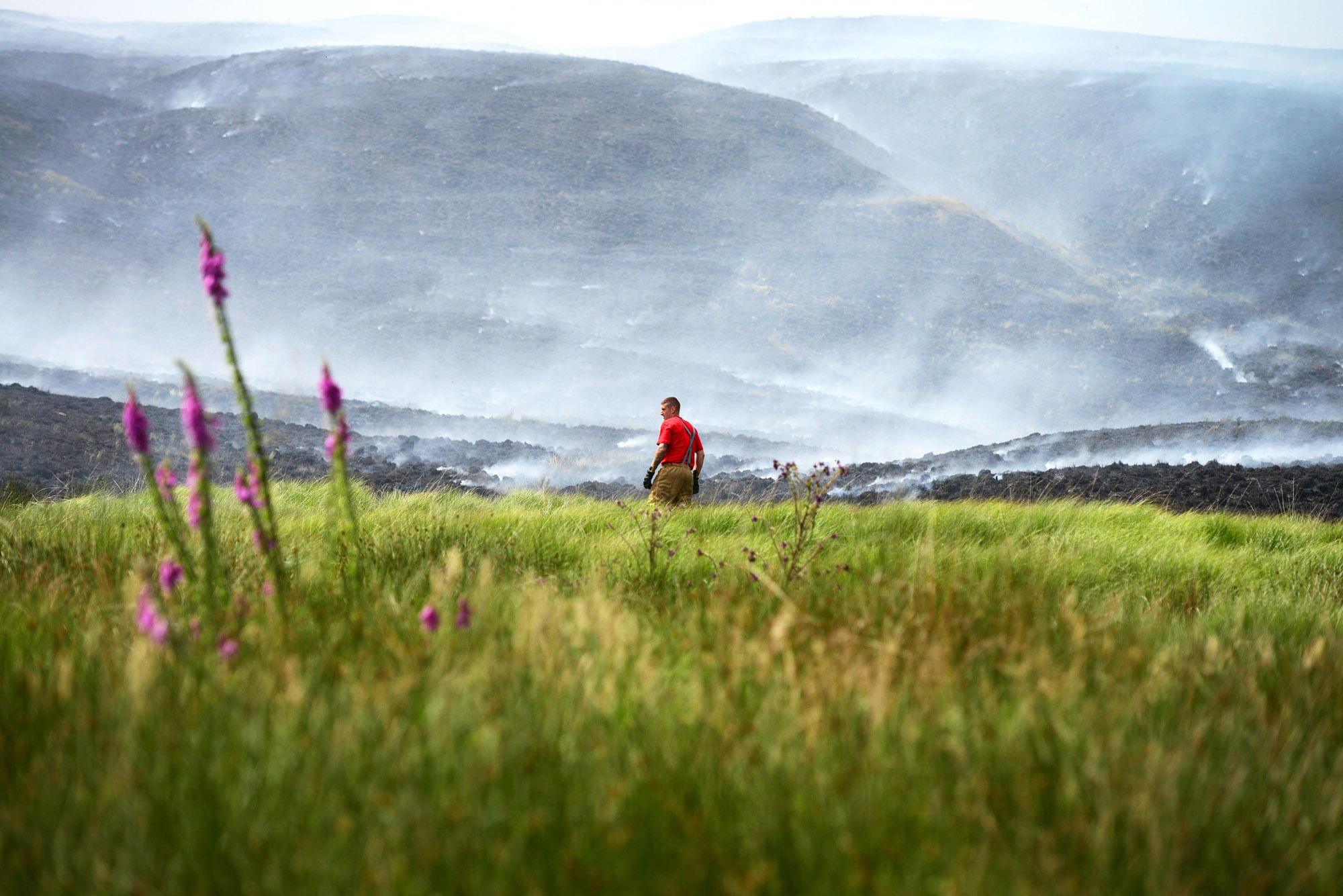 Moorland Fire, Horrocks Moor, Bolton.