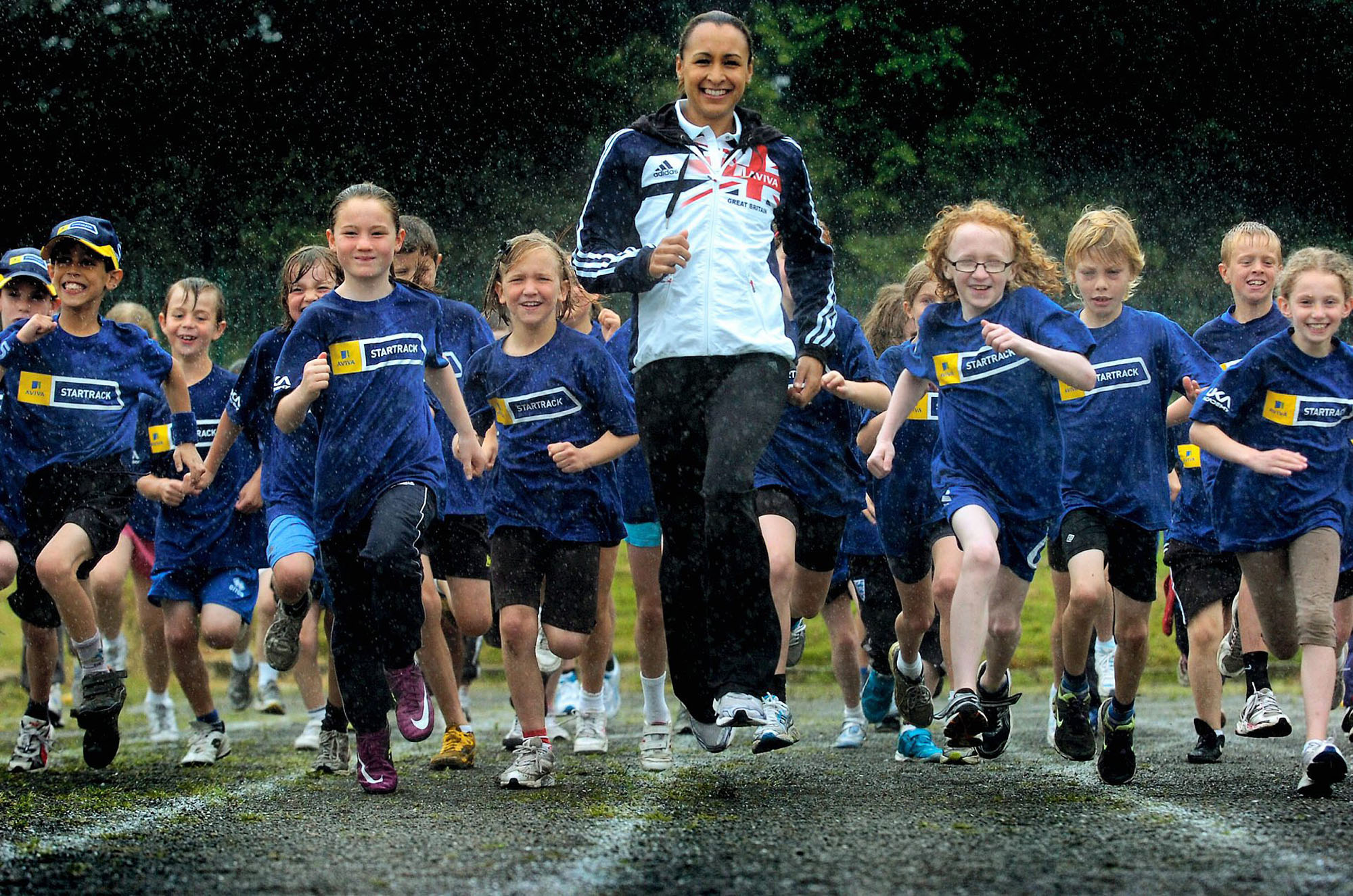 Jessica Ennis-Hill in Gatley, Stockport