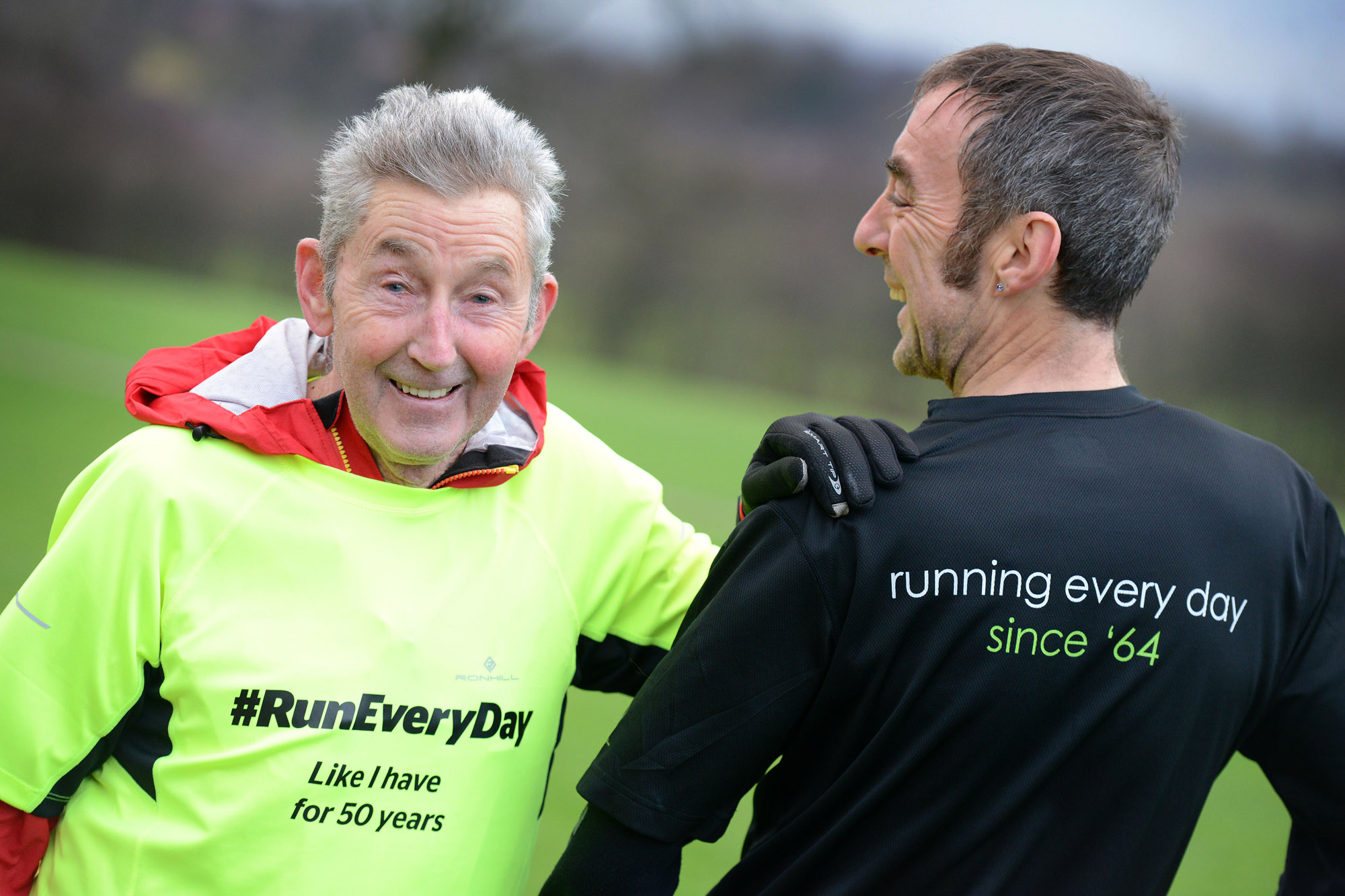 Run Every Day - Ron Hill in Heaton Park, Manchester.