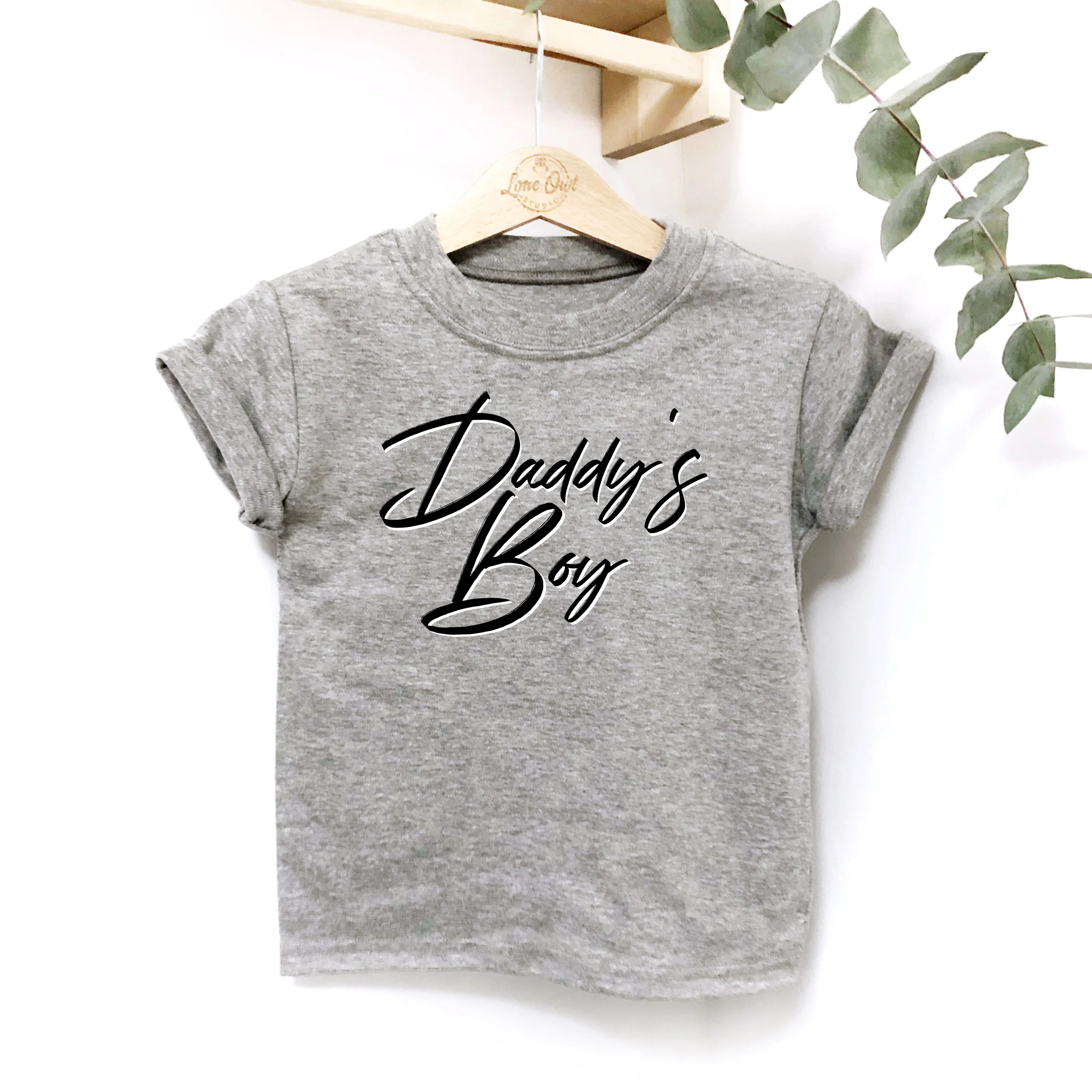 daddys boy baby shirt