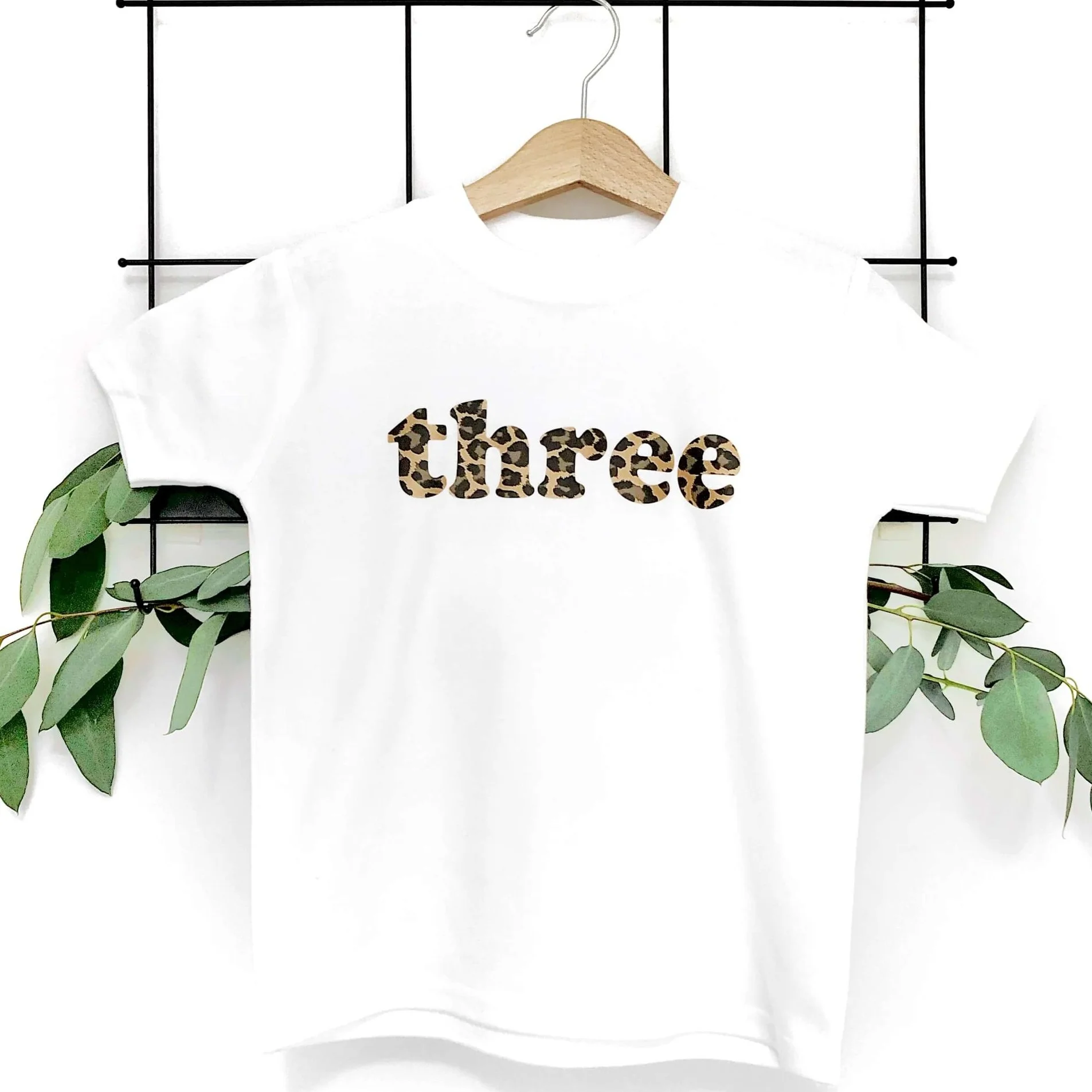 Three Leopard Print Number