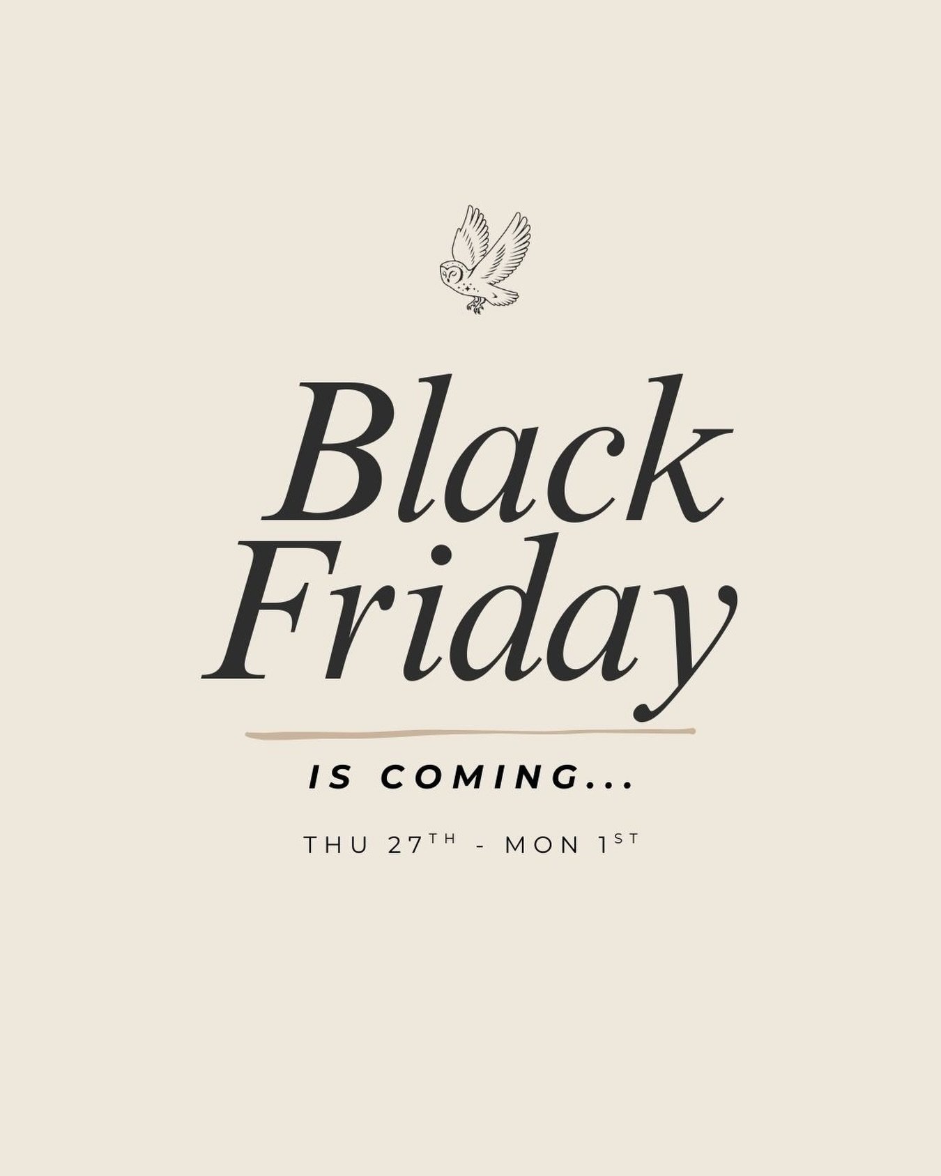 🖤 Black Friday is coming! 🖤 Email subscribers will get the code sent to them at 7pm on Thursday, (ahead of everyone else!) The offer will run until 9am Monday 1st Dec. 

Shopping baskets at the ready! Very exciting!!

Sarah : )

#christmas2025&nbsp