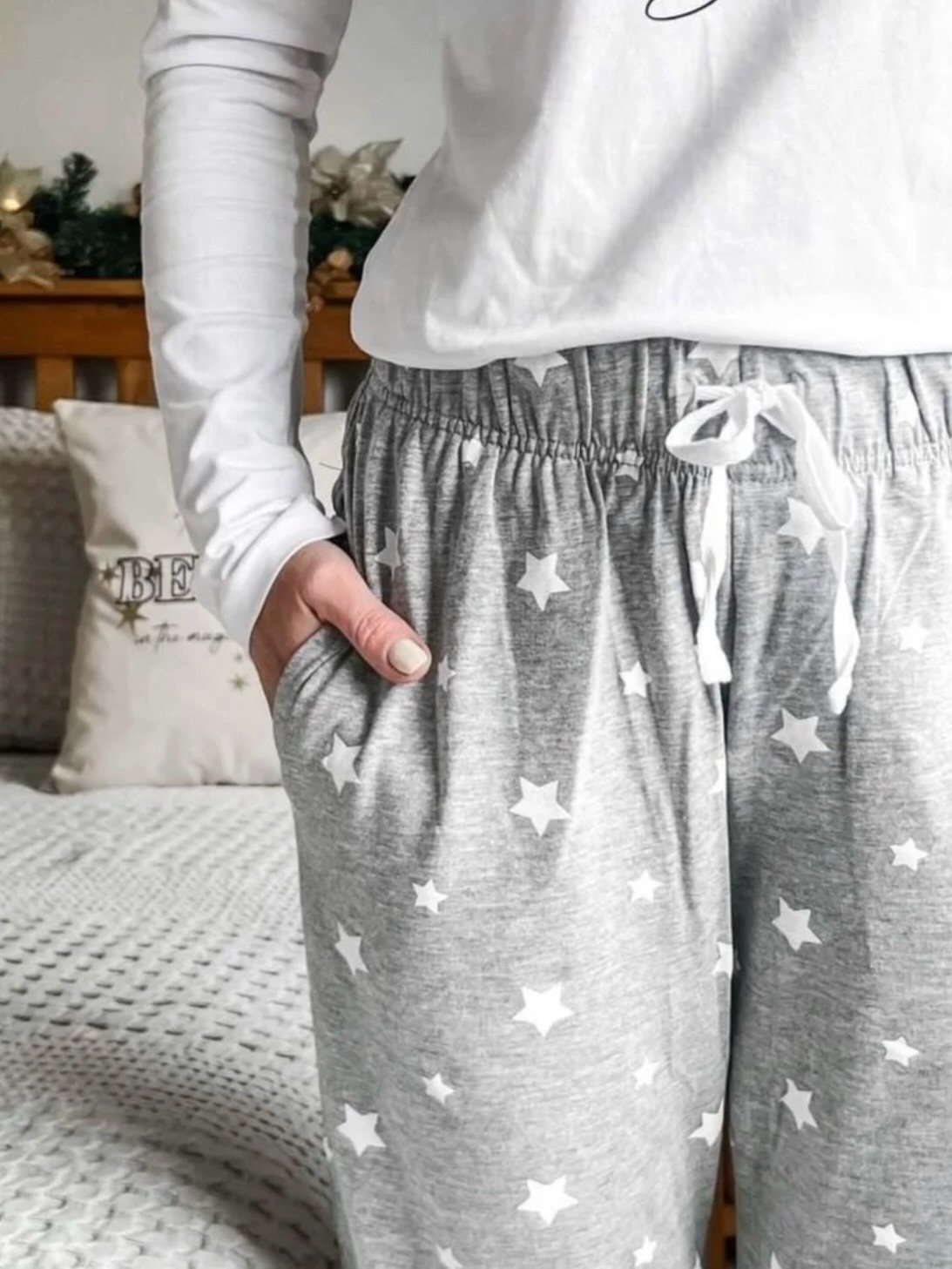The Reindeer PJs on offer this weekend have POCKETS!  
And they&rsquo;re cuffed at the ankles to keep the drafts away so you stay extra cosy and warm this winter. Plus they&rsquo;re easy to roll up and for little ones there&rsquo;s no extra material 
