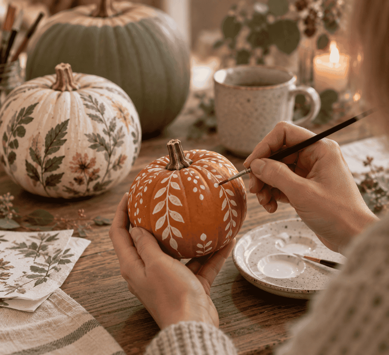 Autumn Pumpkin Decor : 6th Oct, Bakewell