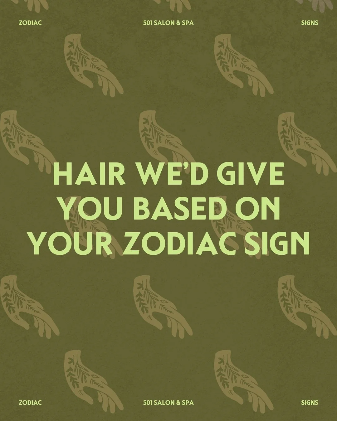 Would you switch it up for your star sign?!🌟

#aquarius #pisces #aries #taurus #gemini #cancer #leo #virgo #libra #scorpio #sagittarius #capricorn #hair #hairstylist #zodiacsigns #2025hair #hairtrends #hairinspo