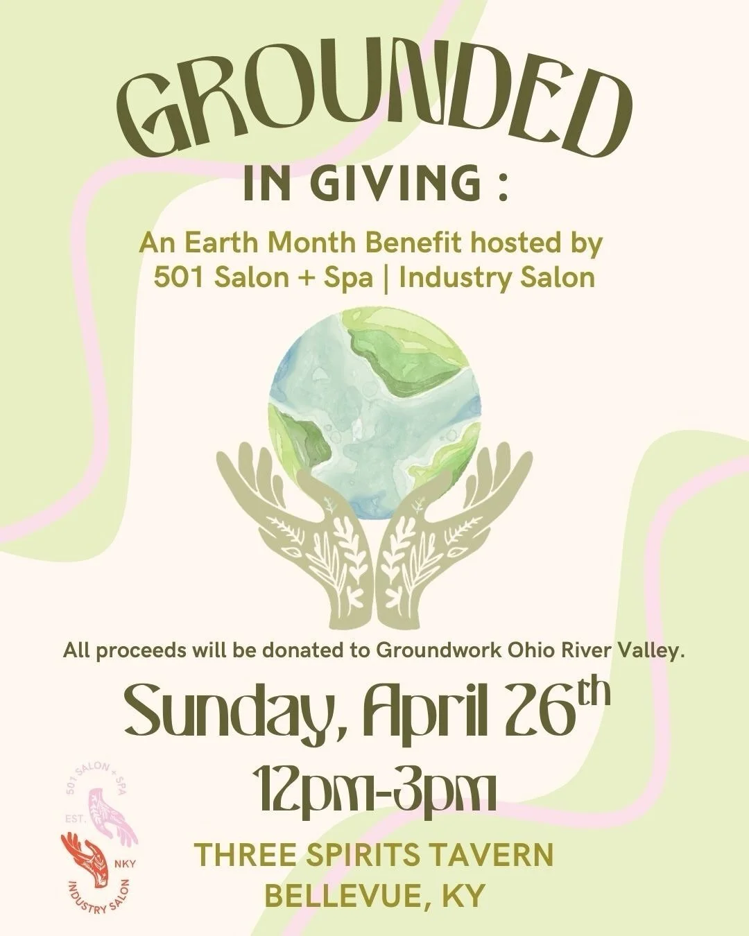 We&rsquo;re excited to bring back our Earth Month event! 🌿

𝗚𝗿𝗼𝘂𝗻𝗱𝗲𝗱 𝗶𝗻 𝗚𝗶𝘃𝗶𝗻𝗴: 𝗔𝗻 𝗘𝗮𝗿𝘁𝗵 𝗠𝗼𝗻𝘁𝗵 𝗕𝗲𝗻𝗲𝗳𝗶𝘁
📅 Sunday, April 26
⏰ 12&ndash;3 PM
📍 Three Spirits Tavern

We&rsquo;ll have raffle + auction items from local