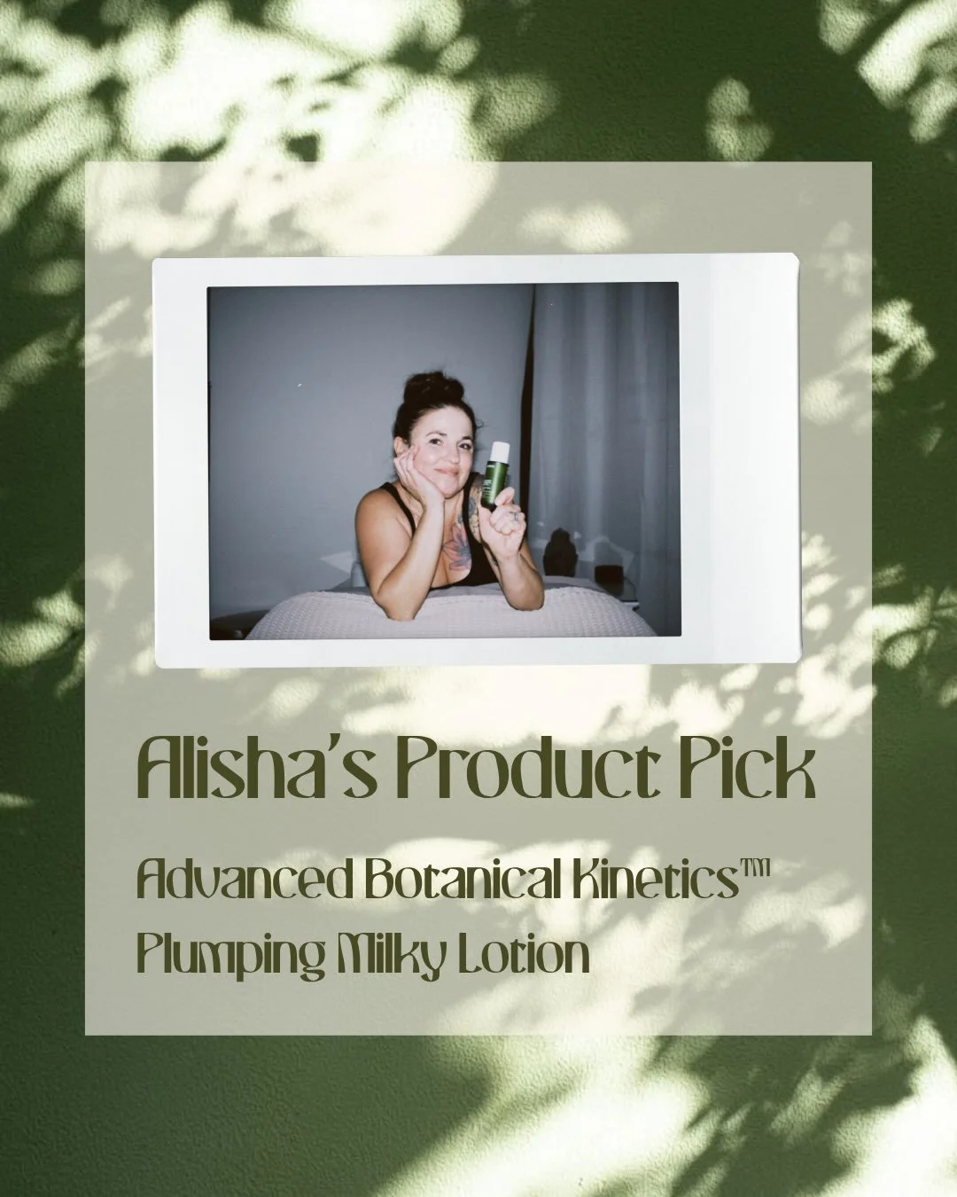 Our September Product Pick is the Advanced Botanical Kinetics Plumping Milky Lotion! Plant-based vegan collagen and peptides deliver instant plumping radiance in a lightweight formula that soothes redness while smoothing fine lines. Alisha says this 